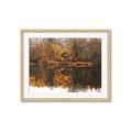 Picture of Cabin in the Woods  _GroupedProduct_Rectangle_Landscape_Framed_Matted_