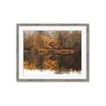 Picture of Cabin in the Woods  _GroupedProduct_Rectangle_Landscape_Framed_Matted_
