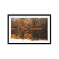Picture of Cabin in the Woods  _GroupedProduct_Rectangle_Landscape_Framed_Matted_