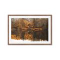 Picture of Cabin in the Woods  _GroupedProduct_Rectangle_Landscape_Framed_Matted_