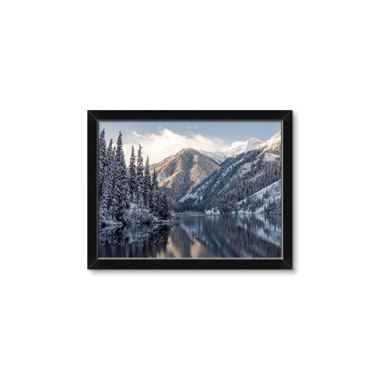 Picture of Snow Kissed Mountain  _GroupedProduct_Rectangle_Landscape_Photography _GroupedProduct_Rectangle_Landscape_Framed_Matted_