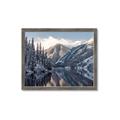 Picture of Snow Kissed Mountain  _GroupedProduct_Rectangle_Landscape_Photography _GroupedProduct_Rectangle_Landscape_Framed_Matted_