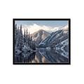 Picture of Snow Kissed Mountain  _GroupedProduct_Rectangle_Landscape_Photography _GroupedProduct_Rectangle_Landscape_Framed_Matted_