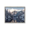 Picture of Snow Kissed Mountain  _GroupedProduct_Rectangle_Landscape_Photography _GroupedProduct_Rectangle_Landscape_Framed_Matted_