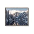 Picture of Snow Kissed Mountain  _GroupedProduct_Rectangle_Landscape_Photography _GroupedProduct_Rectangle_Landscape_Framed_Matted_