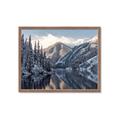Picture of Snow Kissed Mountain  _GroupedProduct_Rectangle_Landscape_Photography _GroupedProduct_Rectangle_Landscape_Framed_Matted_