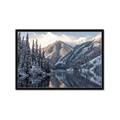 Picture of Snow Kissed Mountain  _GroupedProduct_Rectangle_Landscape_Photography _GroupedProduct_Rectangle_Landscape_Framed_Matted_