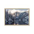 Picture of Snow Kissed Mountain  _GroupedProduct_Rectangle_Landscape_Photography _GroupedProduct_Rectangle_Landscape_Framed_Matted_