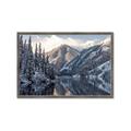 Picture of Snow Kissed Mountain  _GroupedProduct_Rectangle_Landscape_Photography _GroupedProduct_Rectangle_Landscape_Framed_Matted_