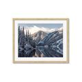 Picture of Snow Kissed Mountain  _GroupedProduct_Rectangle_Landscape_Photography _GroupedProduct_Rectangle_Landscape_Framed_Matted_