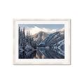 Picture of Snow Kissed Mountain  _GroupedProduct_Rectangle_Landscape_Photography _GroupedProduct_Rectangle_Landscape_Framed_Matted_