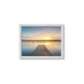 Picture of Sunrise Dock _GroupedProduct_Rectangle_Landscape_Photography _GroupedProduct_Rectangle_Landscape_Framed_Matted_