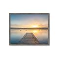 Picture of Sunrise Dock _GroupedProduct_Rectangle_Landscape_Photography _GroupedProduct_Rectangle_Landscape_Framed_Matted_