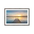 Picture of Sunrise Dock _GroupedProduct_Rectangle_Landscape_Photography _GroupedProduct_Rectangle_Landscape_Framed_Matted_