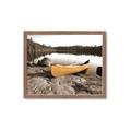 Picture of Yellow Canoe  _GroupedProduct_Rectangle_Landscape_Photography _GroupedProduct_Rectangle_Landscape_Framed_Matted_