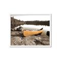Picture of Yellow Canoe  _GroupedProduct_Rectangle_Landscape_Photography _GroupedProduct_Rectangle_Landscape_Framed_Matted_