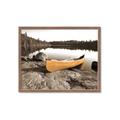 Picture of Yellow Canoe  _GroupedProduct_Rectangle_Landscape_Photography _GroupedProduct_Rectangle_Landscape_Framed_Matted_