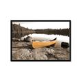 Picture of Yellow Canoe  _GroupedProduct_Rectangle_Landscape_Photography _GroupedProduct_Rectangle_Landscape_Framed_Matted_