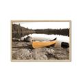 Picture of Yellow Canoe  _GroupedProduct_Rectangle_Landscape_Photography _GroupedProduct_Rectangle_Landscape_Framed_Matted_