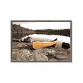 Picture of Yellow Canoe  _GroupedProduct_Rectangle_Landscape_Photography _GroupedProduct_Rectangle_Landscape_Framed_Matted_