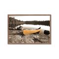 Picture of Yellow Canoe  _GroupedProduct_Rectangle_Landscape_Photography _GroupedProduct_Rectangle_Landscape_Framed_Matted_