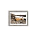 Picture of Yellow Canoe  _GroupedProduct_Rectangle_Landscape_Photography _GroupedProduct_Rectangle_Landscape_Framed_Matted_