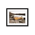 Picture of Yellow Canoe  _GroupedProduct_Rectangle_Landscape_Photography _GroupedProduct_Rectangle_Landscape_Framed_Matted_