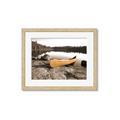 Picture of Yellow Canoe  _GroupedProduct_Rectangle_Landscape_Photography _GroupedProduct_Rectangle_Landscape_Framed_Matted_