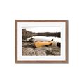 Picture of Yellow Canoe  _GroupedProduct_Rectangle_Landscape_Photography _GroupedProduct_Rectangle_Landscape_Framed_Matted_