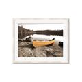 Picture of Yellow Canoe  _GroupedProduct_Rectangle_Landscape_Photography _GroupedProduct_Rectangle_Landscape_Framed_Matted_