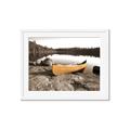 Picture of Yellow Canoe  _GroupedProduct_Rectangle_Landscape_Photography _GroupedProduct_Rectangle_Landscape_Framed_Matted_