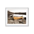 Picture of Yellow Canoe  _GroupedProduct_Rectangle_Landscape_Photography _GroupedProduct_Rectangle_Landscape_Framed_Matted_