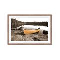 Picture of Yellow Canoe  _GroupedProduct_Rectangle_Landscape_Photography _GroupedProduct_Rectangle_Landscape_Framed_Matted_