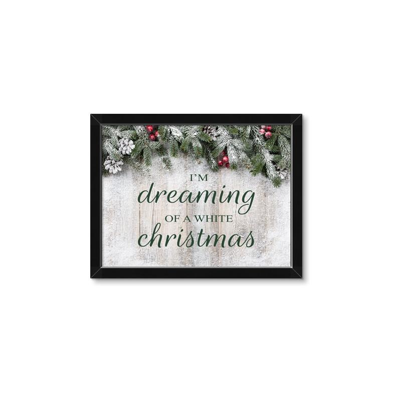 Picture of Dreaming of a White Christmas  _GroupedProduct_Rectangle_Landscape_Framed_Matted_