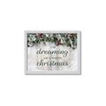 Picture of Dreaming of a White Christmas  _GroupedProduct_Rectangle_Landscape_Framed_Matted_