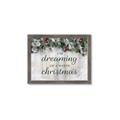 Picture of Dreaming of a White Christmas  _GroupedProduct_Rectangle_Landscape_Framed_Matted_