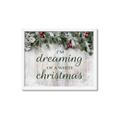 Picture of Dreaming of a White Christmas  _GroupedProduct_Rectangle_Landscape_Framed_Matted_