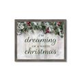 Picture of Dreaming of a White Christmas  _GroupedProduct_Rectangle_Landscape_Framed_Matted_