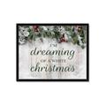 Picture of Dreaming of a White Christmas  _GroupedProduct_Rectangle_Landscape_Framed_Matted_
