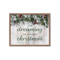 Picture of Dreaming of a White Christmas  _GroupedProduct_Rectangle_Landscape_Framed_Matted_