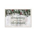 Picture of Dreaming of a White Christmas  _GroupedProduct_Rectangle_Landscape_Framed_Matted_