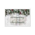 Picture of Dreaming of a White Christmas  _GroupedProduct_Rectangle_Landscape_Framed_Matted_