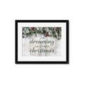 Picture of Dreaming of a White Christmas  _GroupedProduct_Rectangle_Landscape_Framed_Matted_