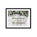 Picture of Dreaming of a White Christmas  _GroupedProduct_Rectangle_Landscape_Framed_Matted_