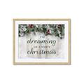 Picture of Dreaming of a White Christmas  _GroupedProduct_Rectangle_Landscape_Framed_Matted_