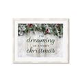 Picture of Dreaming of a White Christmas  _GroupedProduct_Rectangle_Landscape_Framed_Matted_