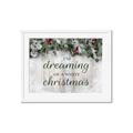 Picture of Dreaming of a White Christmas  _GroupedProduct_Rectangle_Landscape_Framed_Matted_