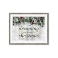 Picture of Dreaming of a White Christmas  _GroupedProduct_Rectangle_Landscape_Framed_Matted_