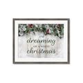 Picture of Dreaming of a White Christmas  _GroupedProduct_Rectangle_Landscape_Framed_Matted_