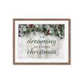 Picture of Dreaming of a White Christmas  _GroupedProduct_Rectangle_Landscape_Framed_Matted_